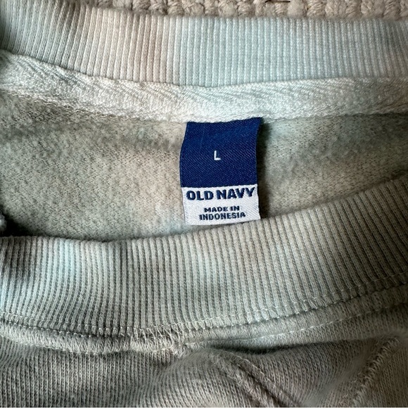 Old Navy 2 Piece Tie Dye Set Crewneck Sweatshirt (M) Joggers (L) Brown Blue M/L - Picture 8 of 9